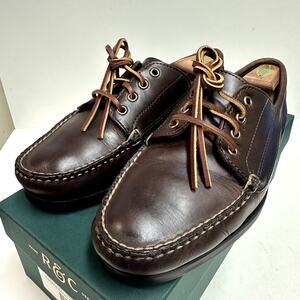 FACTORY RESTORED Rancourt & Co. Classic Ranger Moc Carolina Brown USA 10.5 E